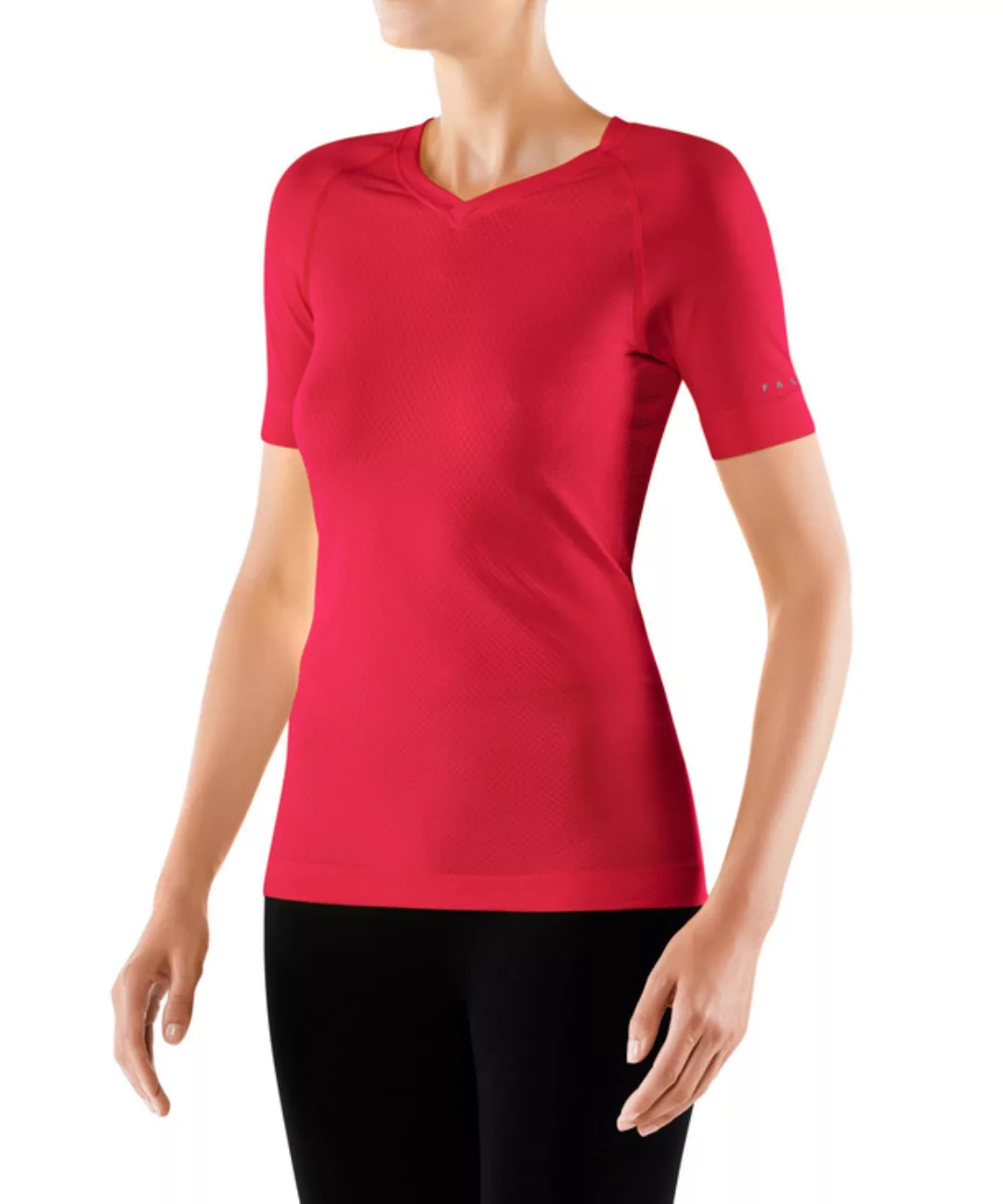FALKE Damen Kurzarmshirt Cool, XS, Pink, Uni, 33241-880601 günstig online kaufen