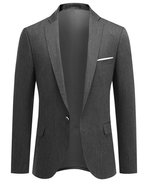 Allthemen Sakko Herren Anzugjacke im Slim Fit eleganter Sakko für Business günstig online kaufen