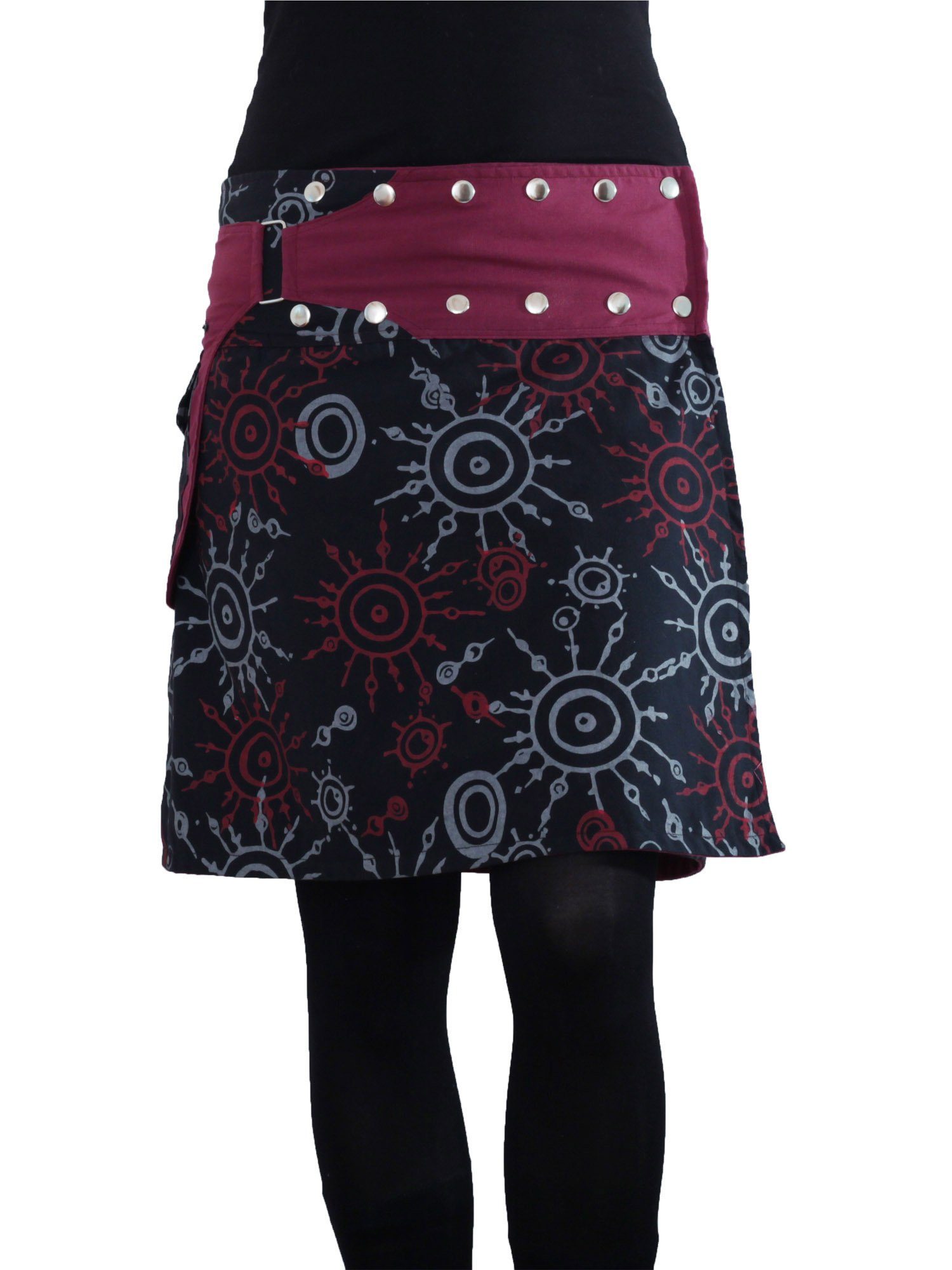 PUREWONDER Wickelrock Damen Rock mit auffälligem günstig online kaufen
