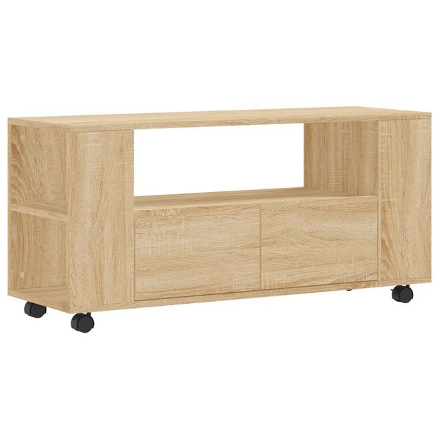 furnicato TV-Schrank Sonoma-Eiche 102x34,5x43 cm Holzwerkstoff (1-St) günstig online kaufen