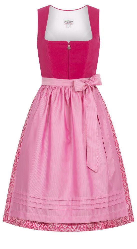 Nübler Trachtenkleid Midi Dirndl Karla in günstig online kaufen
