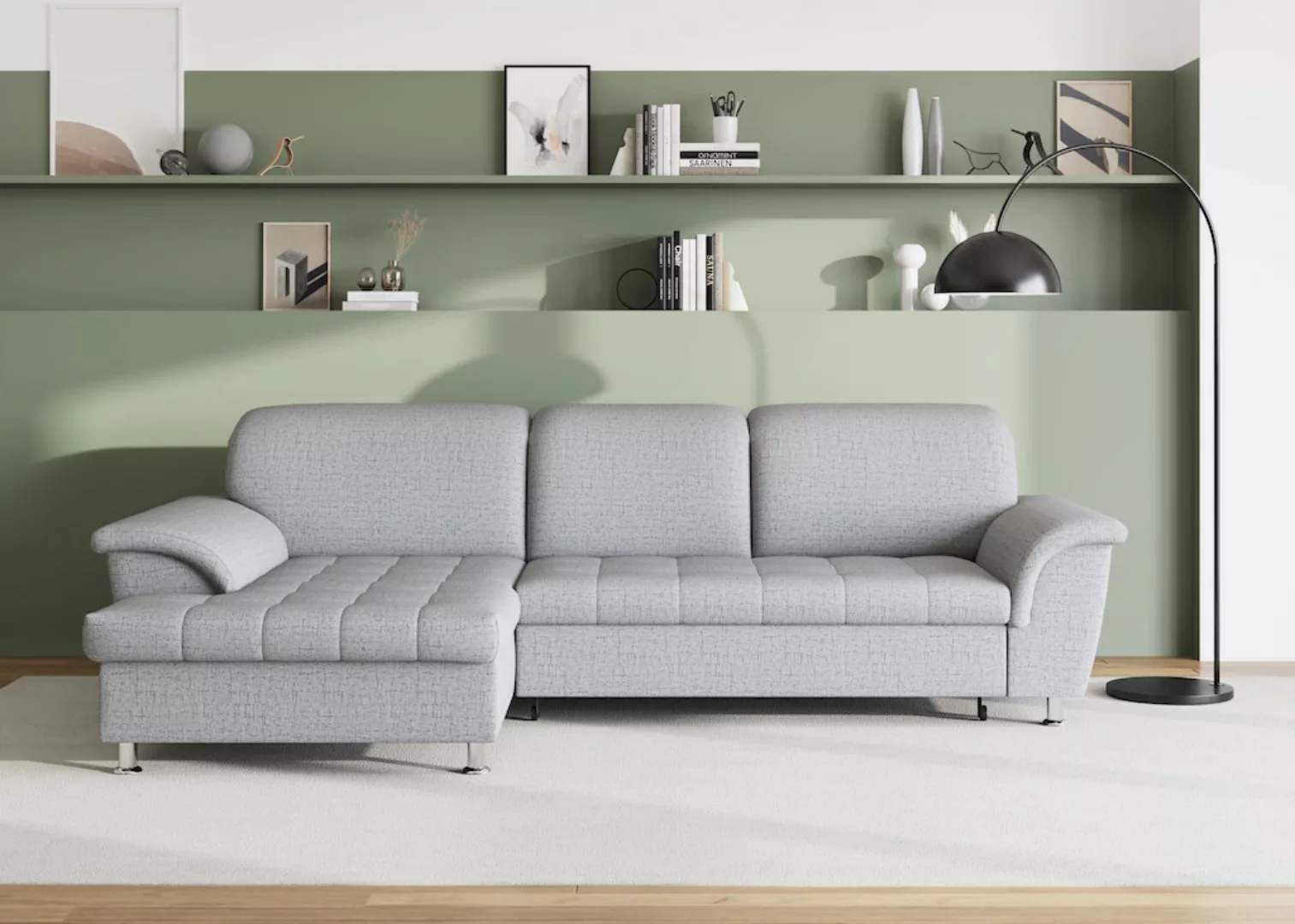 DOMO collection Ecksofa Franzi, wahlweise mit Bettfunktion, Bettkasten und günstig online kaufen