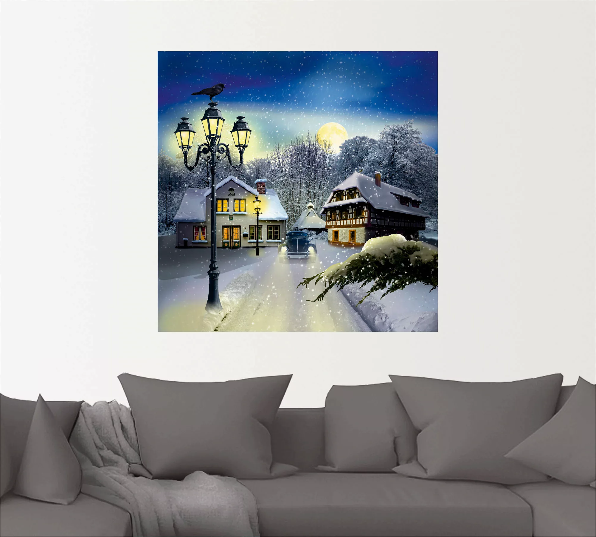 Artland Wandbild "Winterzeit", Vier Jahreszeiten, (1 St.) günstig online kaufen