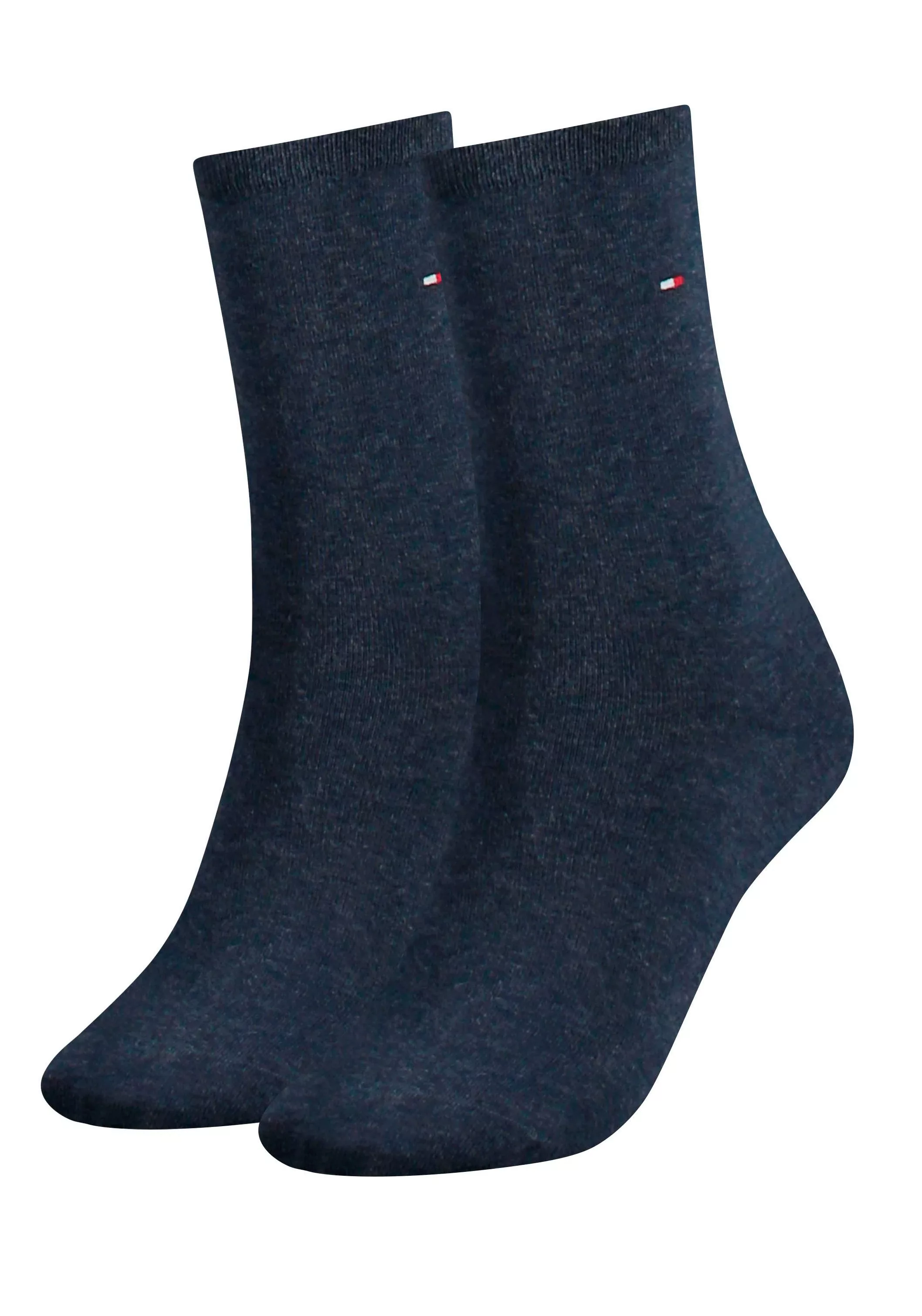 Tommy Hilfiger Socken "TH WOMEN SOCK CASUAL 2P", (2 Paar, 2 Paar), mit flac günstig online kaufen