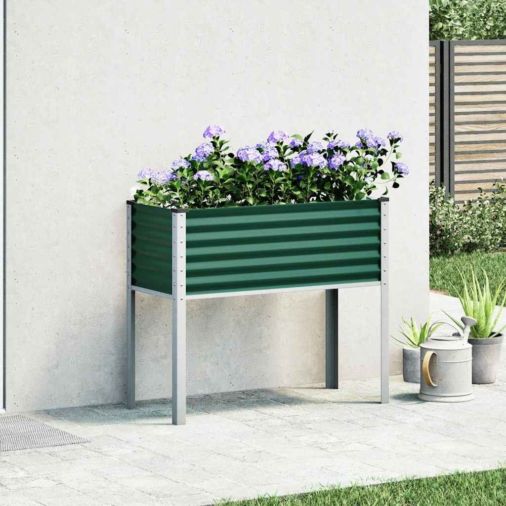 vidaXL Blumentopf Pflanzkübel Grün 100x41x90 cm günstig online kaufen