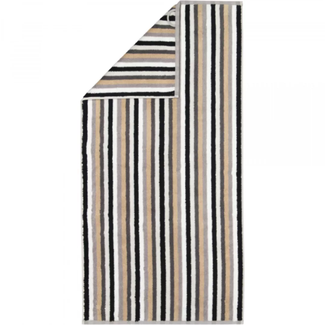 Cawö Handtücher Shades Streifen 6235 - Farbe: stein - 77 - Handtuch 50x100 günstig online kaufen