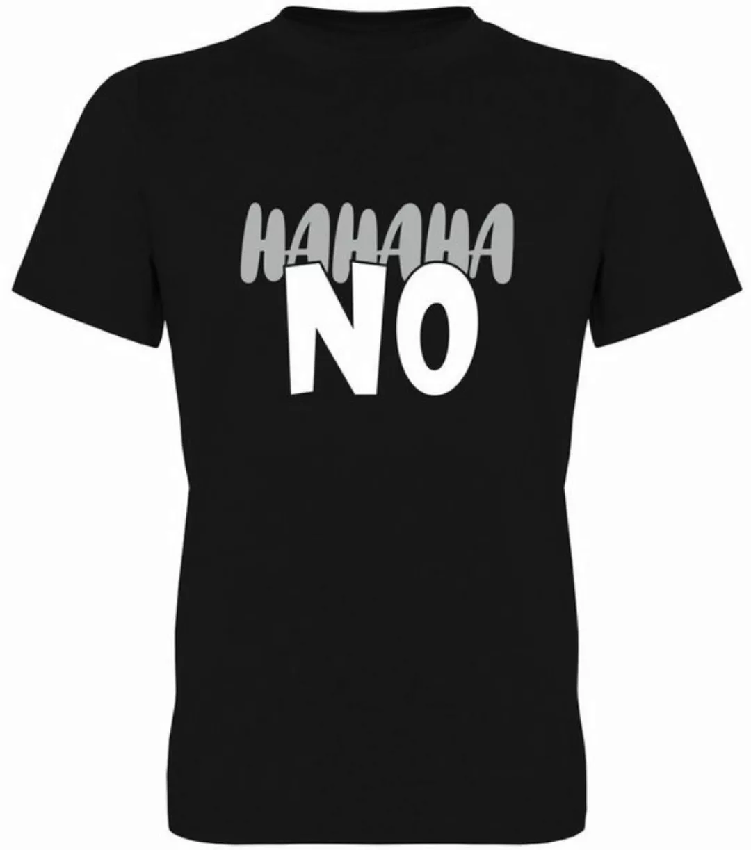 G-graphics T-Shirt Hahaha NO Herren T-Shirt, mit trendigem Frontprint, Aufd günstig online kaufen