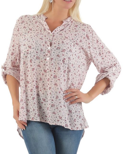 malito more than fashion Klassische Bluse Bluse 6709 (1-tlg) Tunika im Vint günstig online kaufen