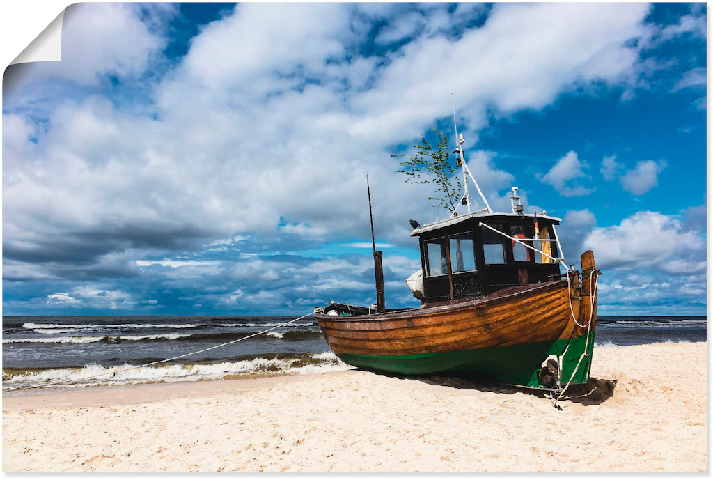 Artland Poster "Fischerboot in Ahlbeck Insel Usedom", Boote & Schiffe, (1 S günstig online kaufen