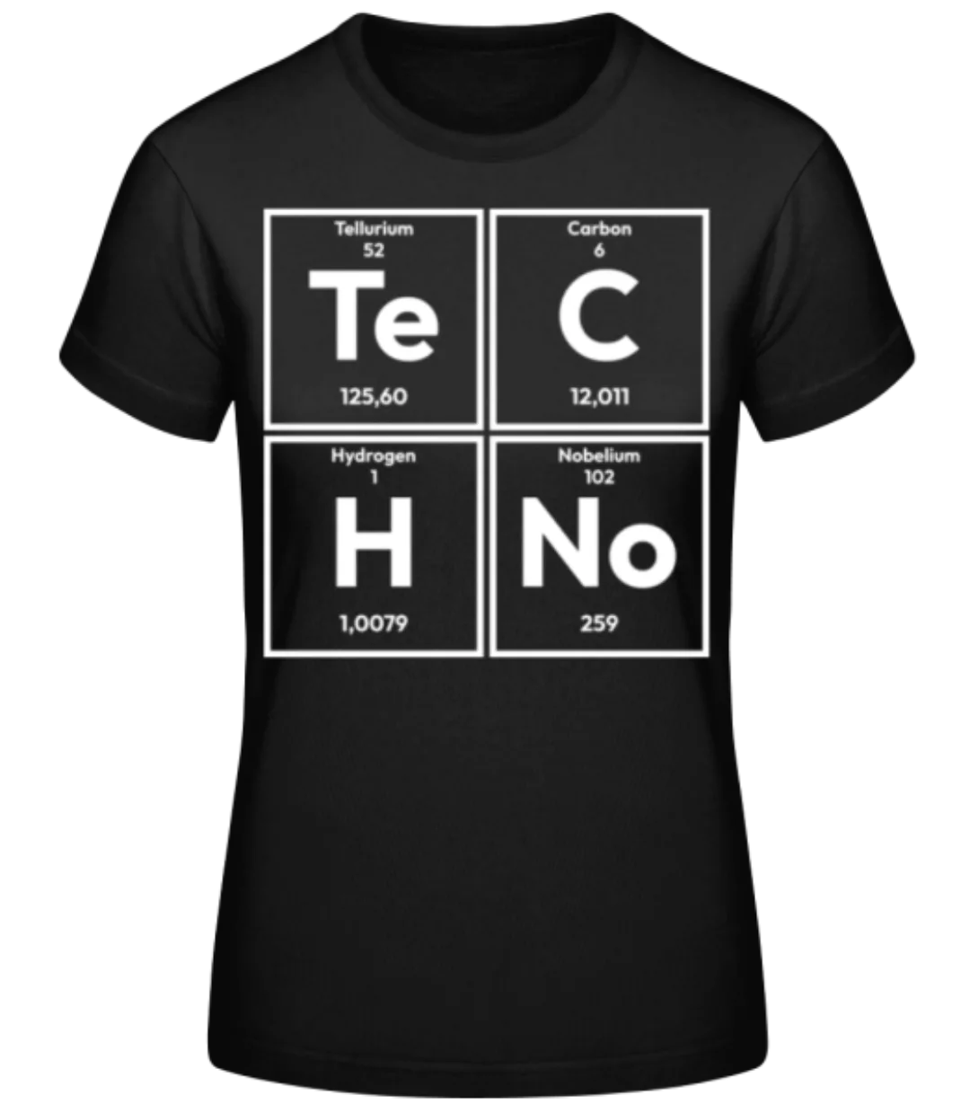 Techno Periodic Table · Frauen Basic T-Shirt günstig online kaufen