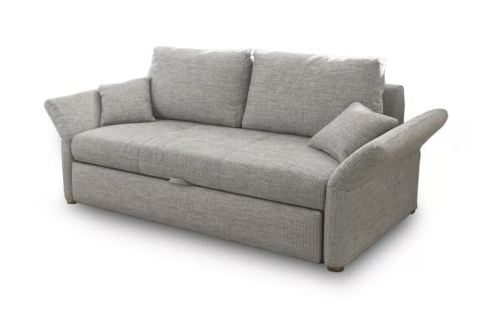 Bettsofa Schlafsofa 160x200 cm Grau LUCA günstig online kaufen