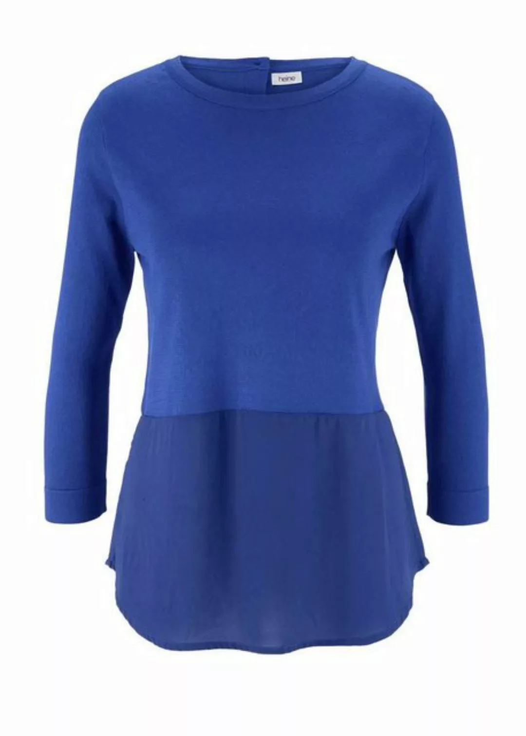 heine Troyer HEINE Damen 2-in-1-Feinstrickpullover, royalblau günstig online kaufen