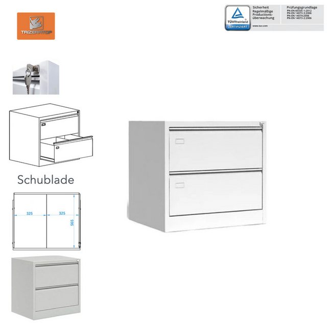 TRIZERATOP Hängeregisterschrank Aktenschrank Karteischrank 775x63x715 cm 33 günstig online kaufen