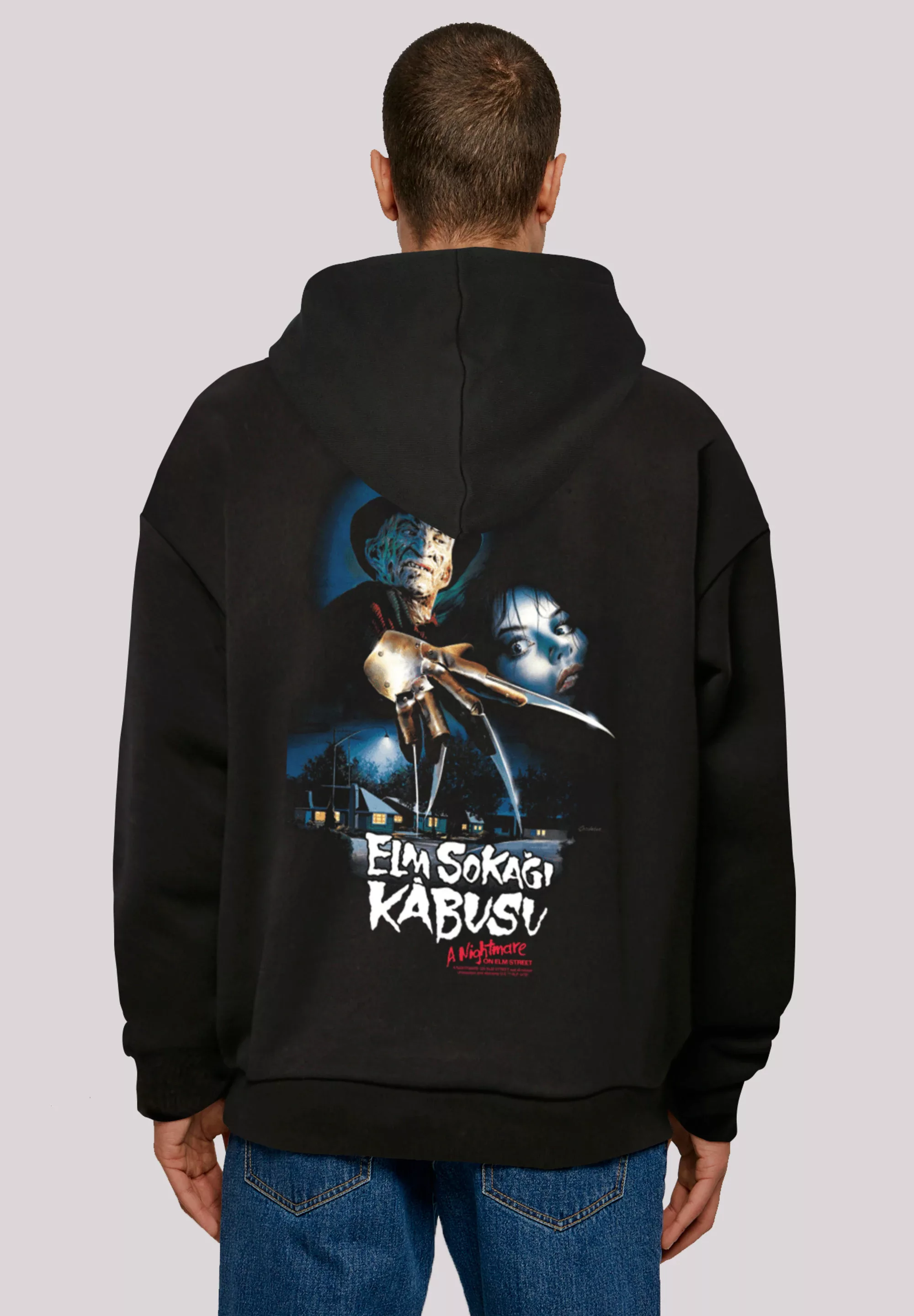 F4NT4STIC Kapuzenpullover "Nightmare On Elm Street Movie Poster Türkisch", günstig online kaufen