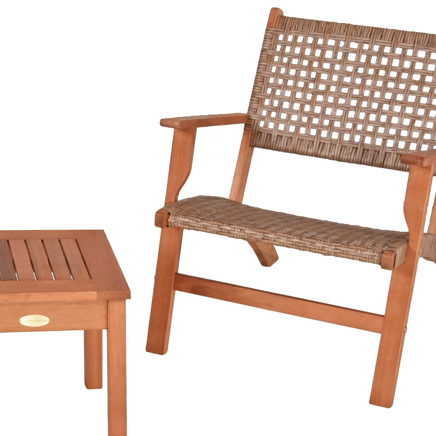 Garden Pleasure Sitzgruppe Sonora 140 cm x 75 cm x 140 cm Teak FSC® günstig online kaufen