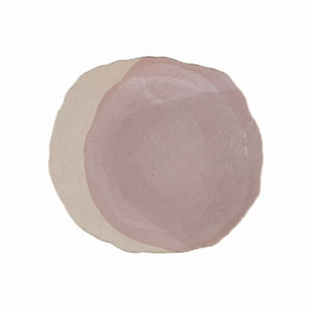 Teller Wabi keramik rosa / 27 x 30 cm - Handgefertigtes Steinzeug - Jars Cé günstig online kaufen