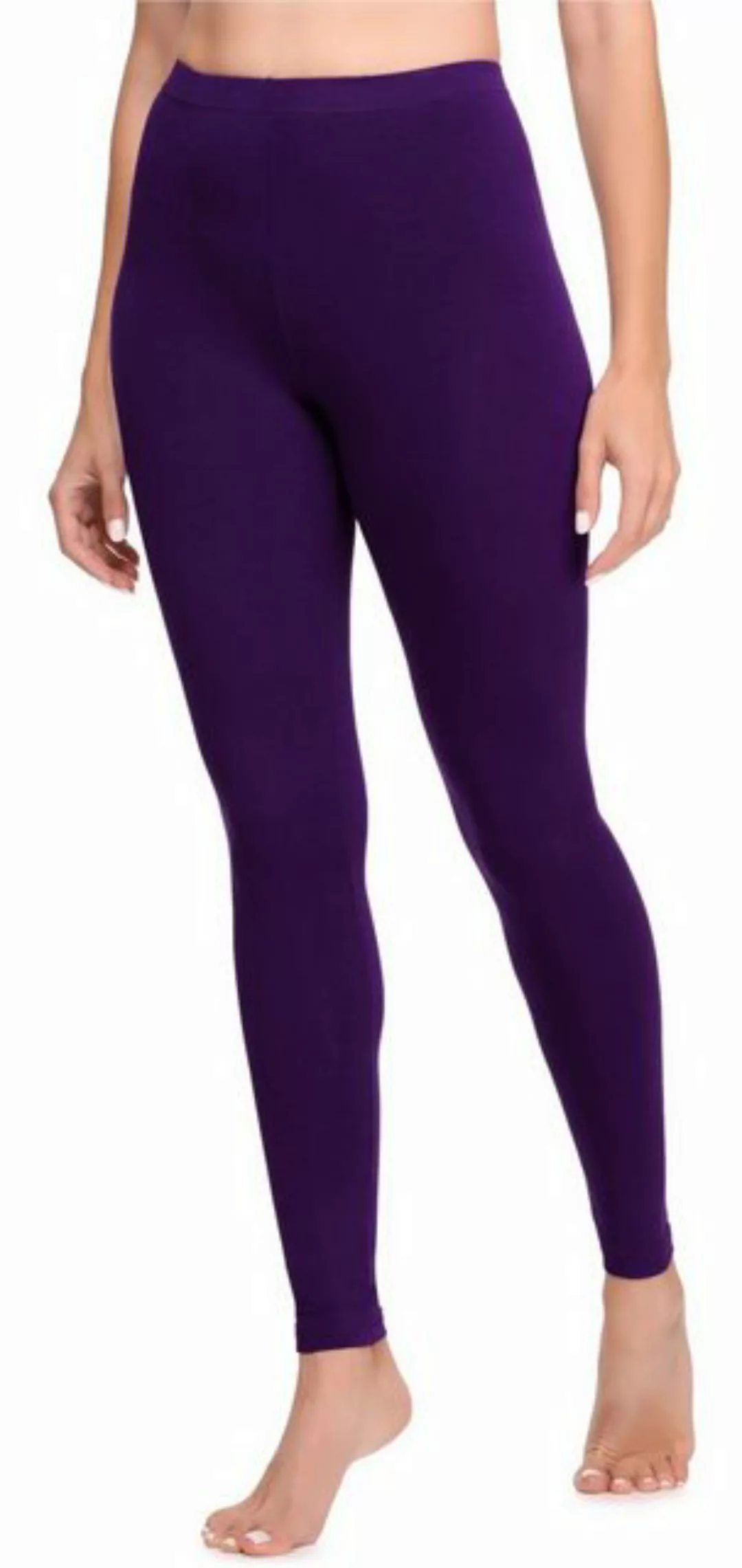 Ladeheid Leggings Damen Lange Leggings aus Viskose LA40-201 (1-tlg) elastis günstig online kaufen