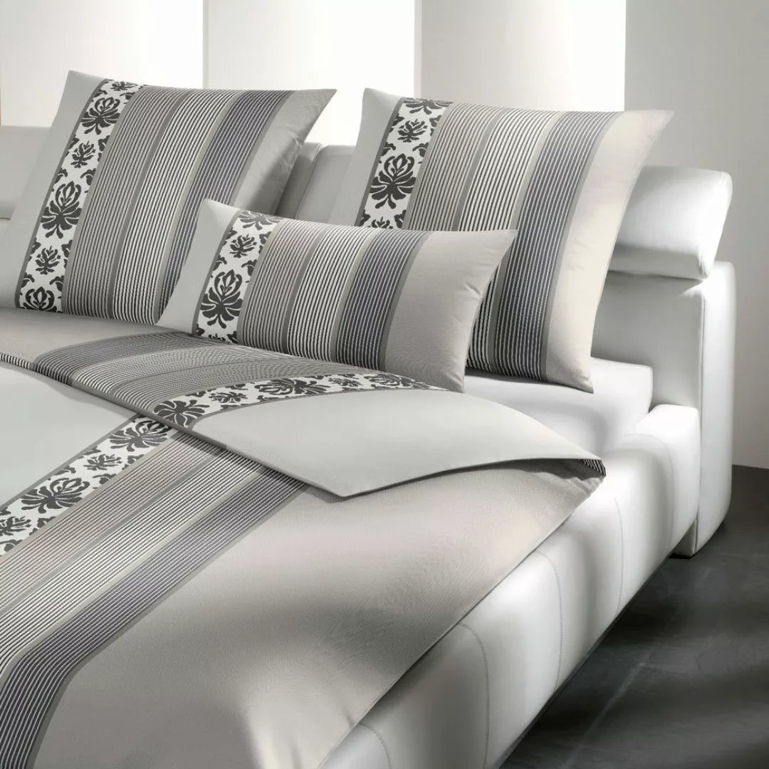 JOOP! Bettwäsche Ornament Stripe, Mako Satin, günstig online kaufen