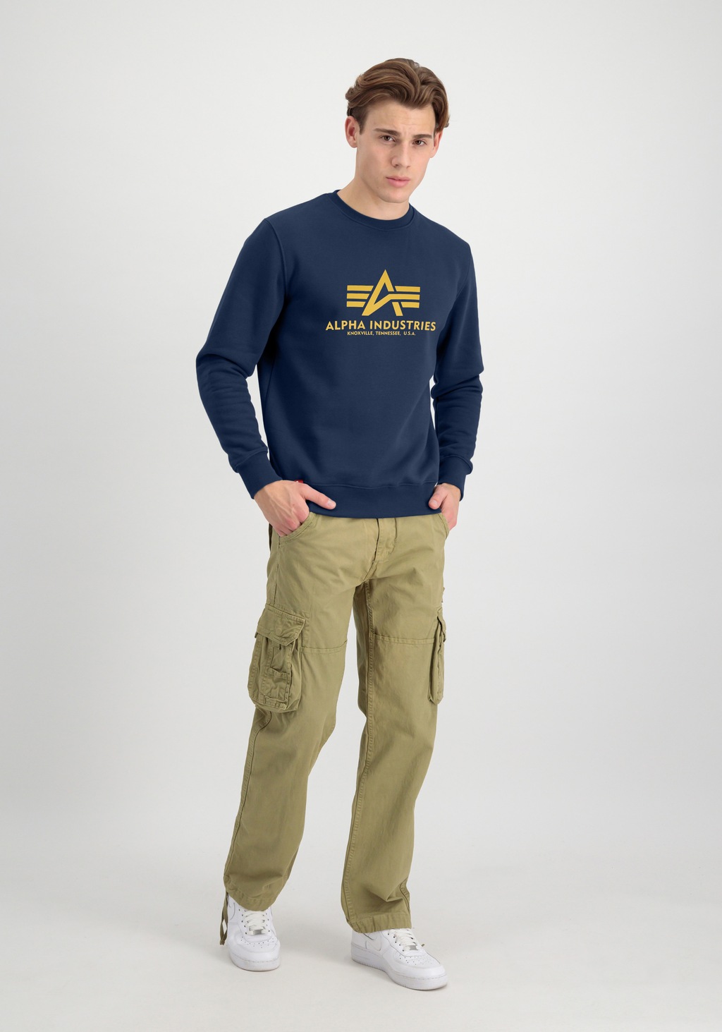 Alpha Industries Sweater "Alpha Industries Men - Sweatshirts Basic Sweater" günstig online kaufen