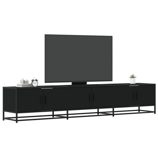 vidaXL Schrankmodule TV-Schrank Schwarz 210x35x41 cm Holzwerkstoff günstig online kaufen