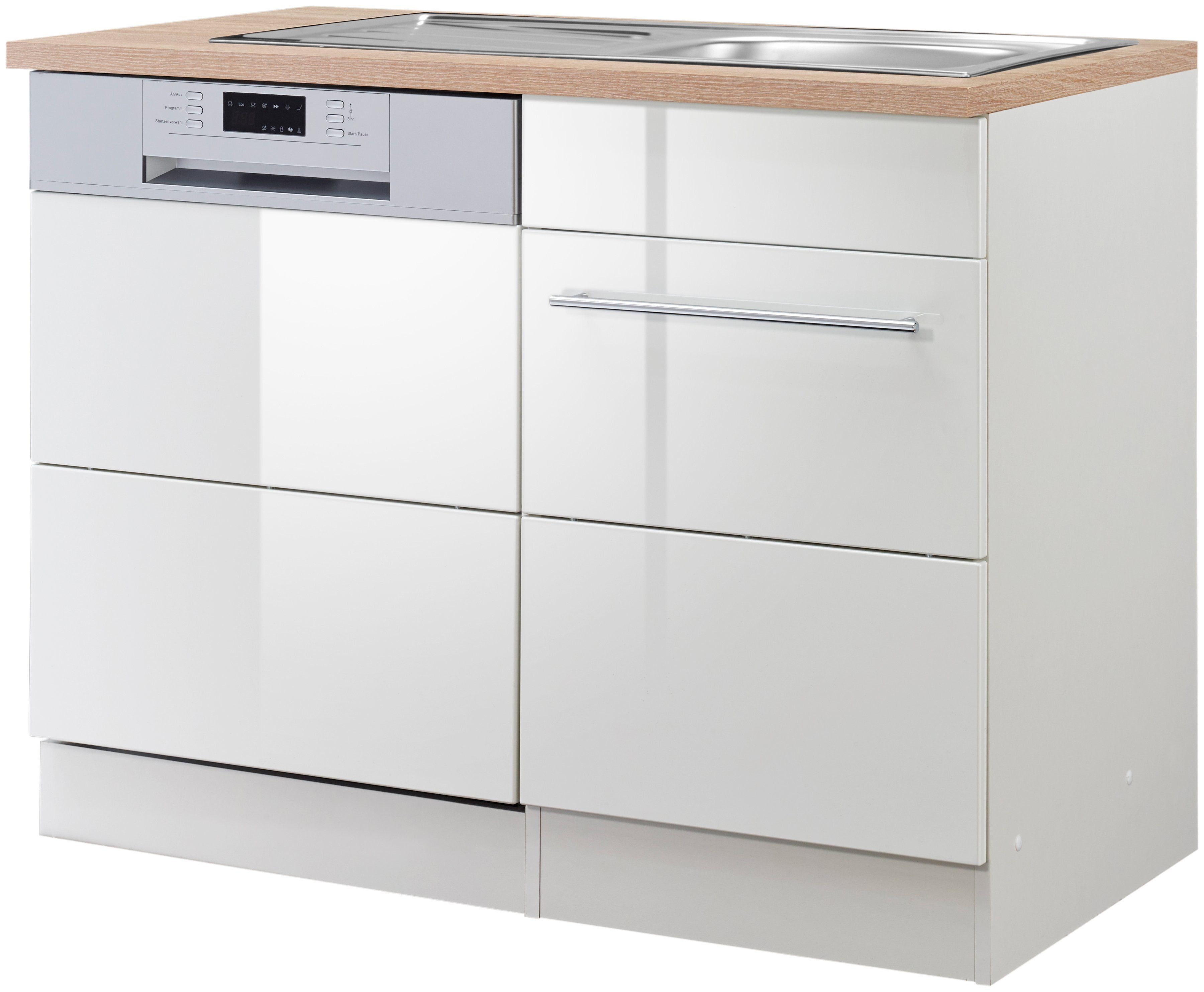 KOCHSTATION Spülenschrank "KS-Wien", Breite 110 cm, inkl. Möbelfront für te günstig online kaufen
