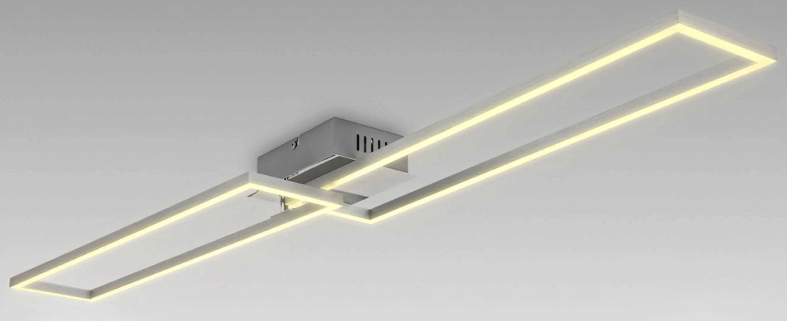 B.K.Licht LED Deckenleuchte, in gebürsteter Alu-Optik, LED-Platine 40 Watt, günstig online kaufen