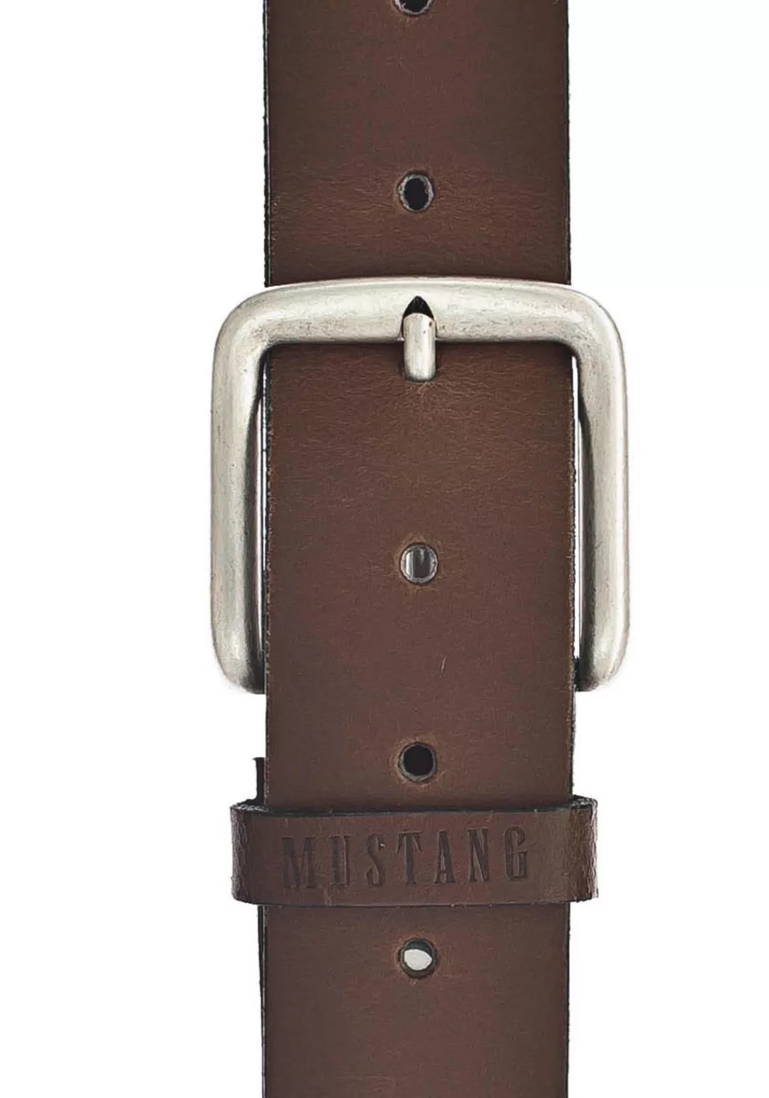 MUSTANG Ledergürtel, Überlänge, Übergröße bis Gr. 130 cm günstig online kaufen