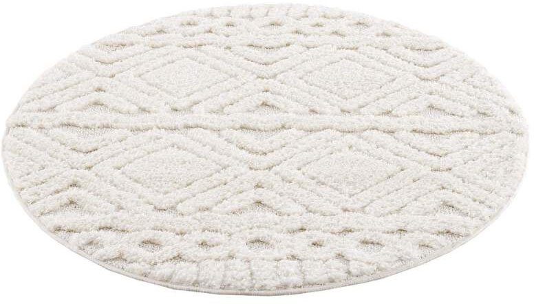 Carpet City Hochflor-Teppich Focus 3382, rund, günstig online kaufen