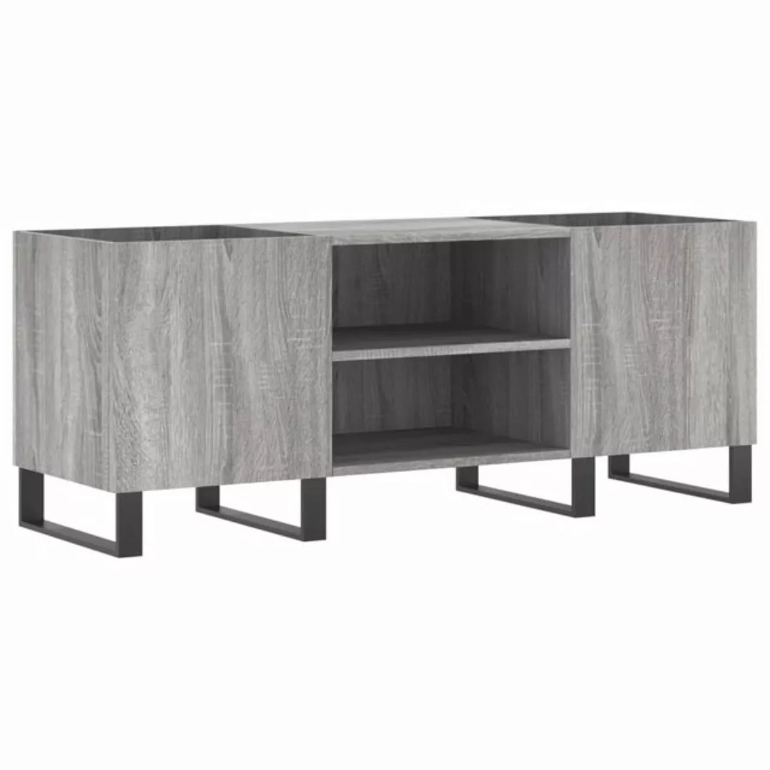 vidaXL Beistellschrank Plattenschrank Grau Sonoma 121x38x48 cm Holzwerkstof günstig online kaufen