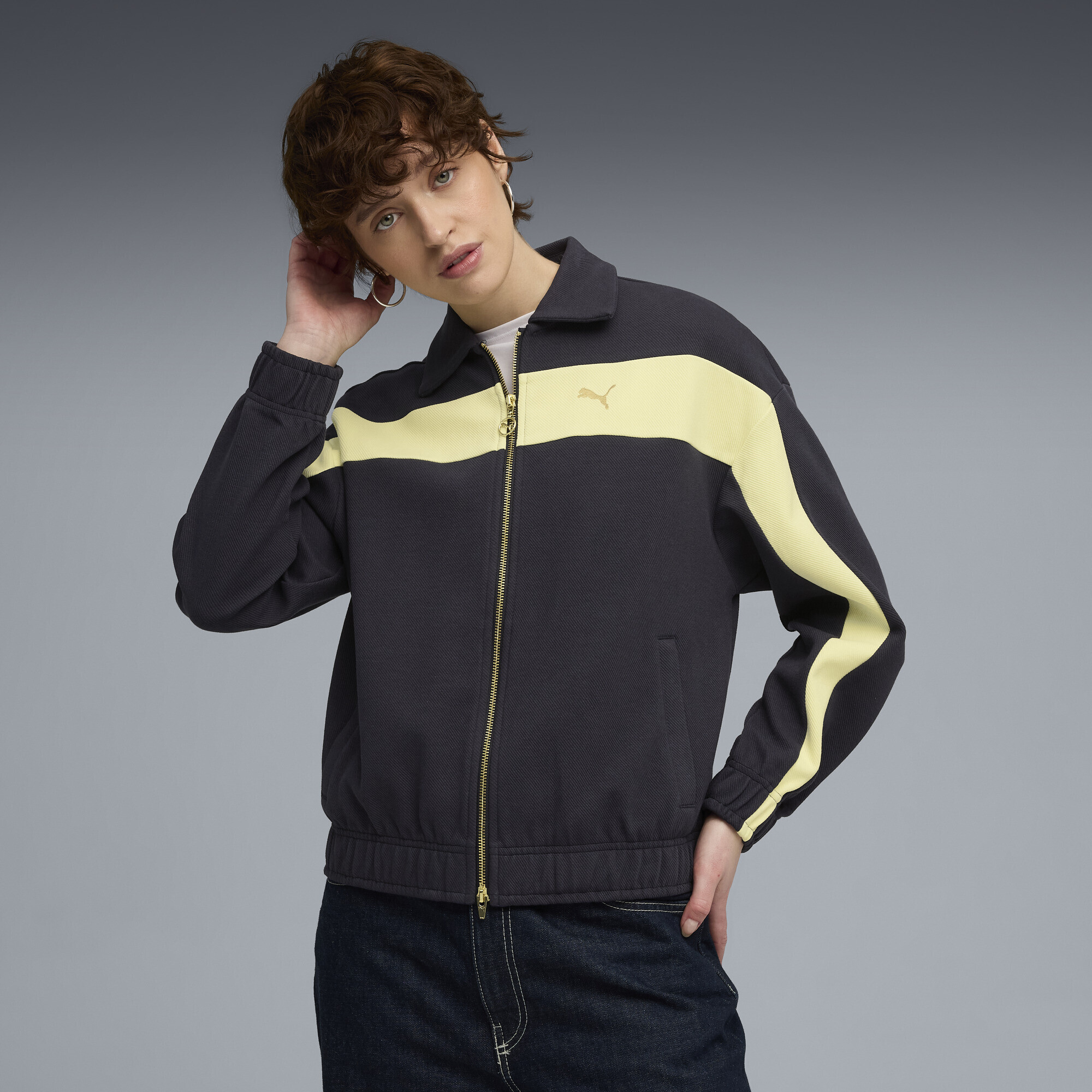 PUMA Trainingsjacke "T7 Relaxed Trainingsjacke Damen" günstig online kaufen