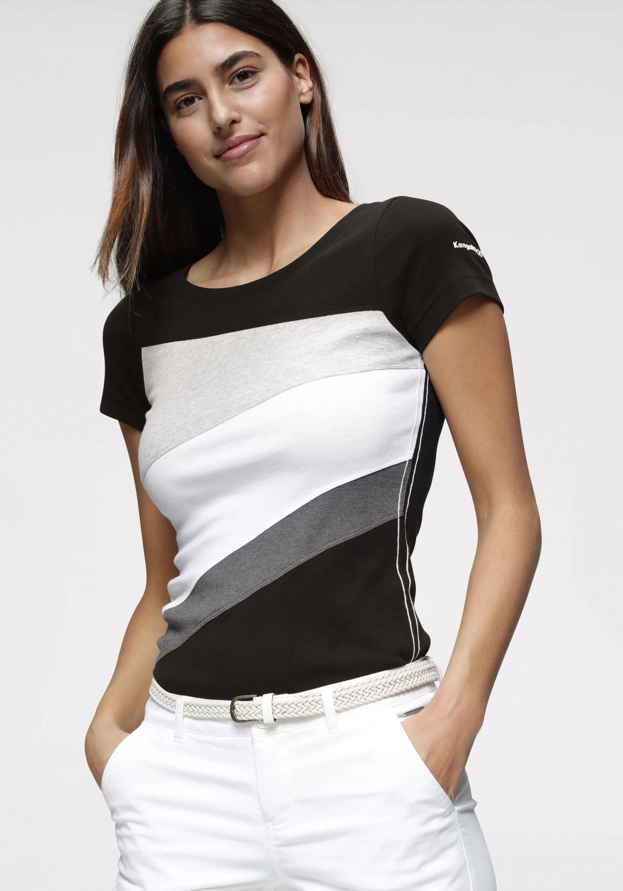 KangaROOS T-Shirt, mit Colorblocking-Design günstig online kaufen
