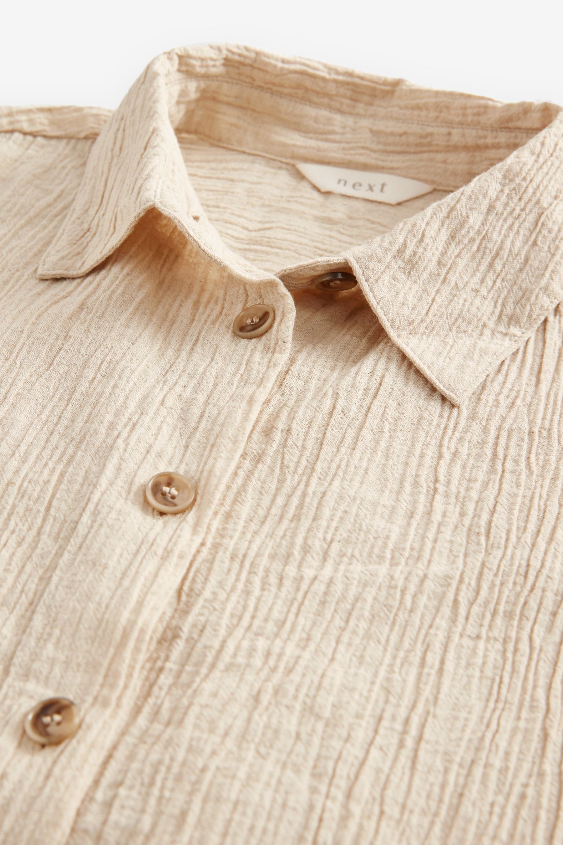 Next Kurzarmhemd Leinenbluse – Petite (1-tlg) günstig online kaufen