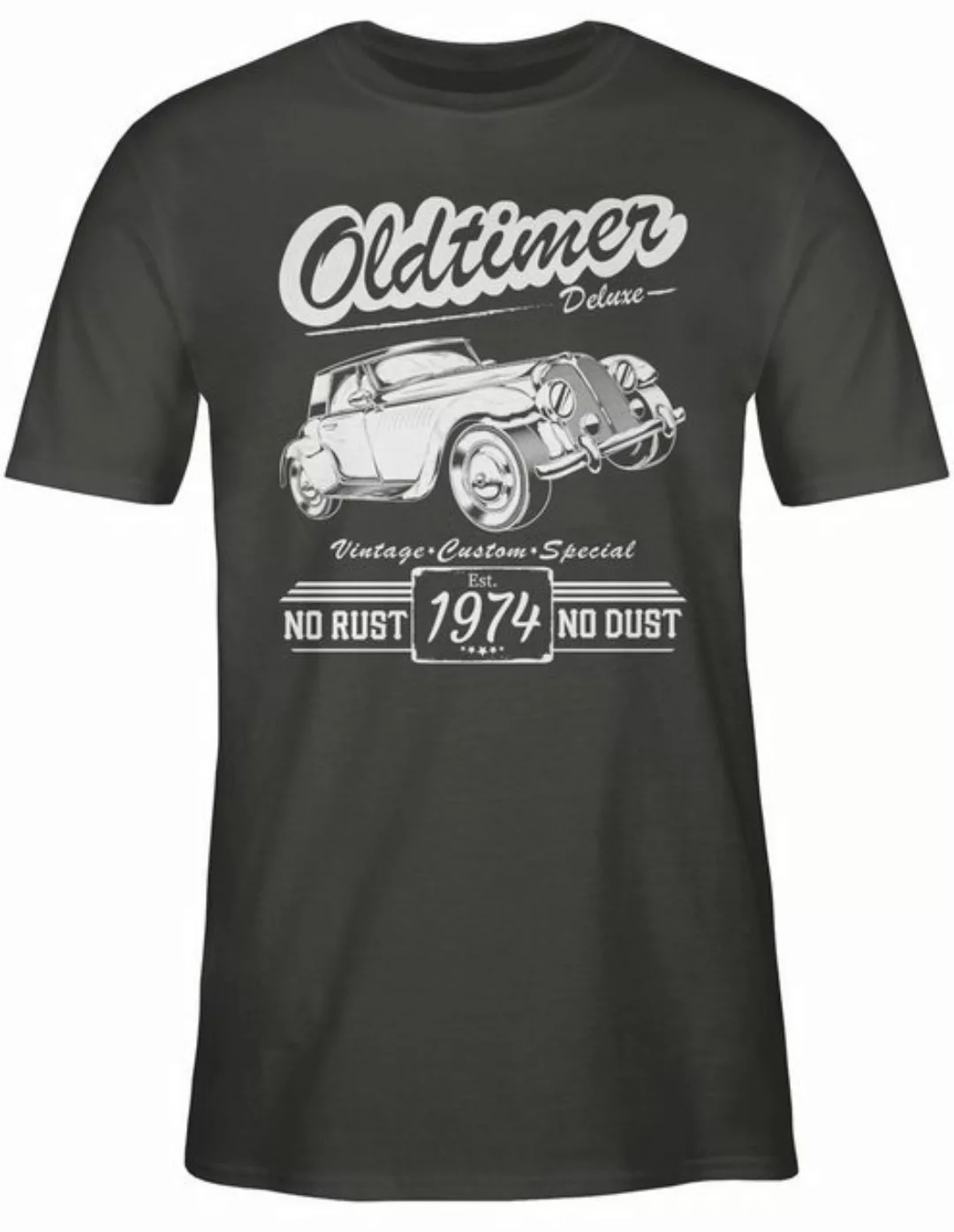 Shirtracer T-Shirt Fünfzigster Oldtimer Baujahr 1974 50. Geburtstag günstig online kaufen