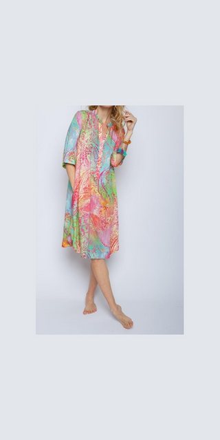 Emily Van Den Bergh Blusenkleid Kleid EMILY VAN DEN BERGH multi aquarel günstig online kaufen