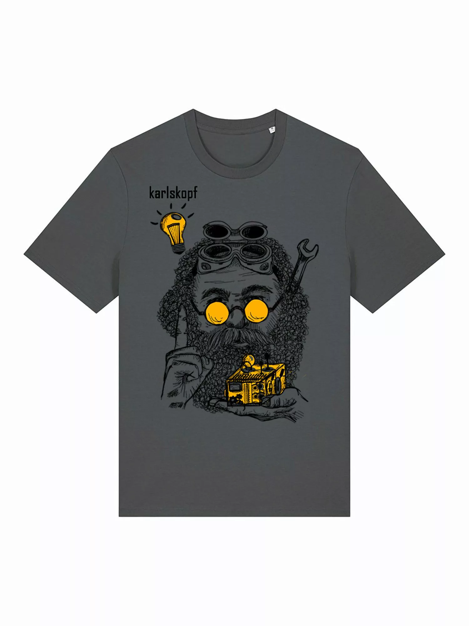 karlskopf Print-Shirt Rundhalsshirt Basic ERFINDER günstig online kaufen