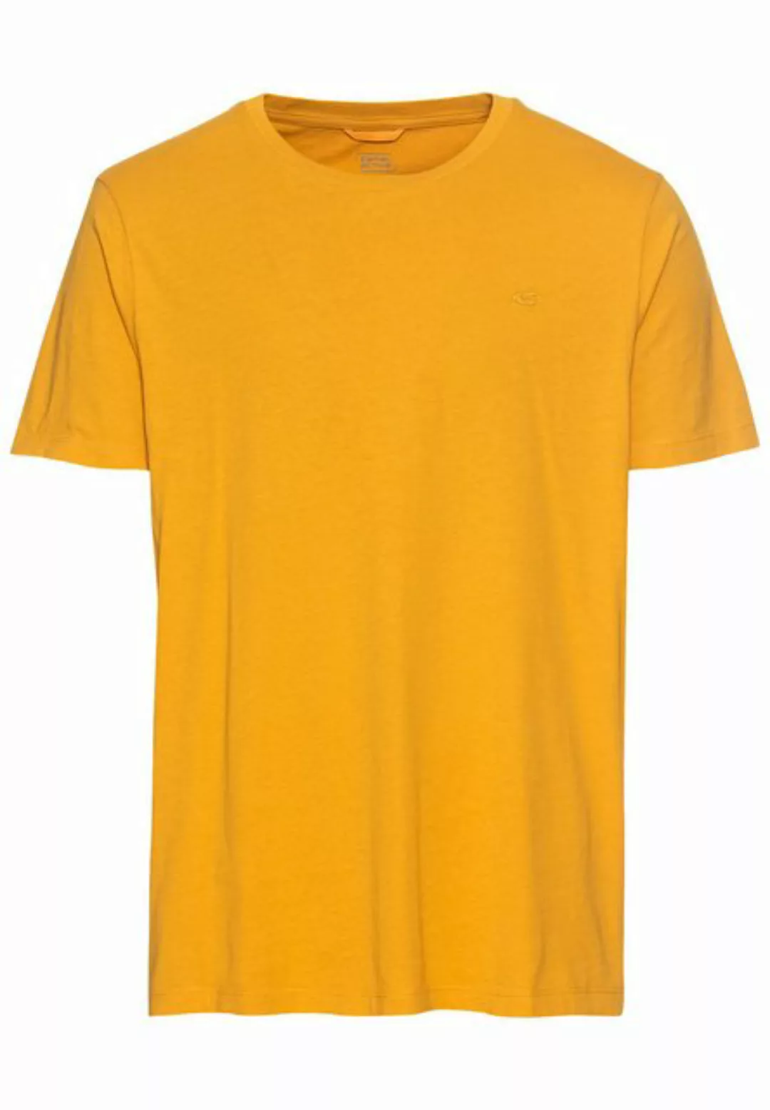 camel active T-Shirt mit Logostickerei auf der Brust günstig online kaufen