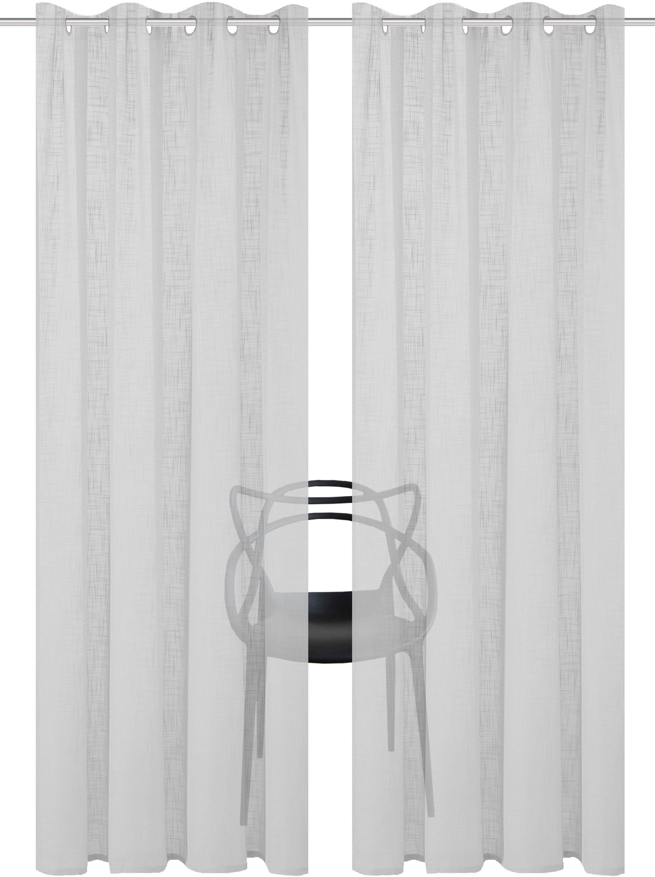 Home Basics Vorhang 800530 Ösen Fertigschal günstig online kaufen
