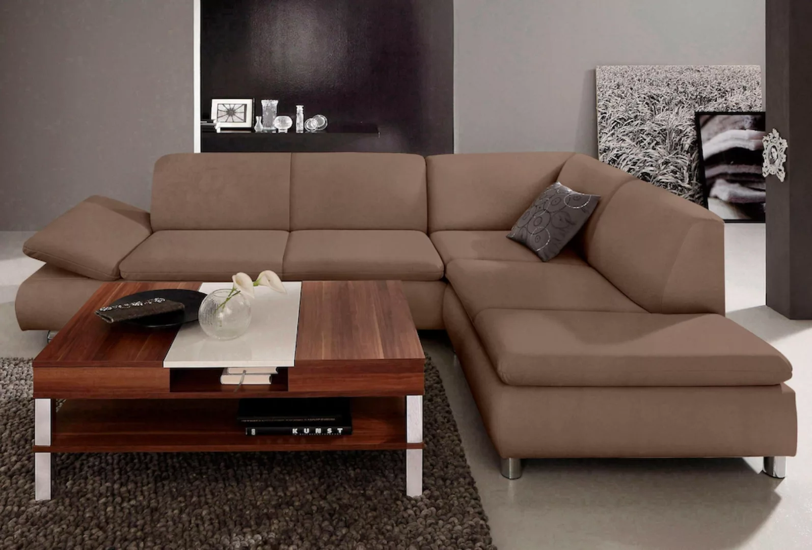 Max Winzer Ecksofa "Toulouse modern und bequem, aktuelles Design, hoher Sit günstig online kaufen