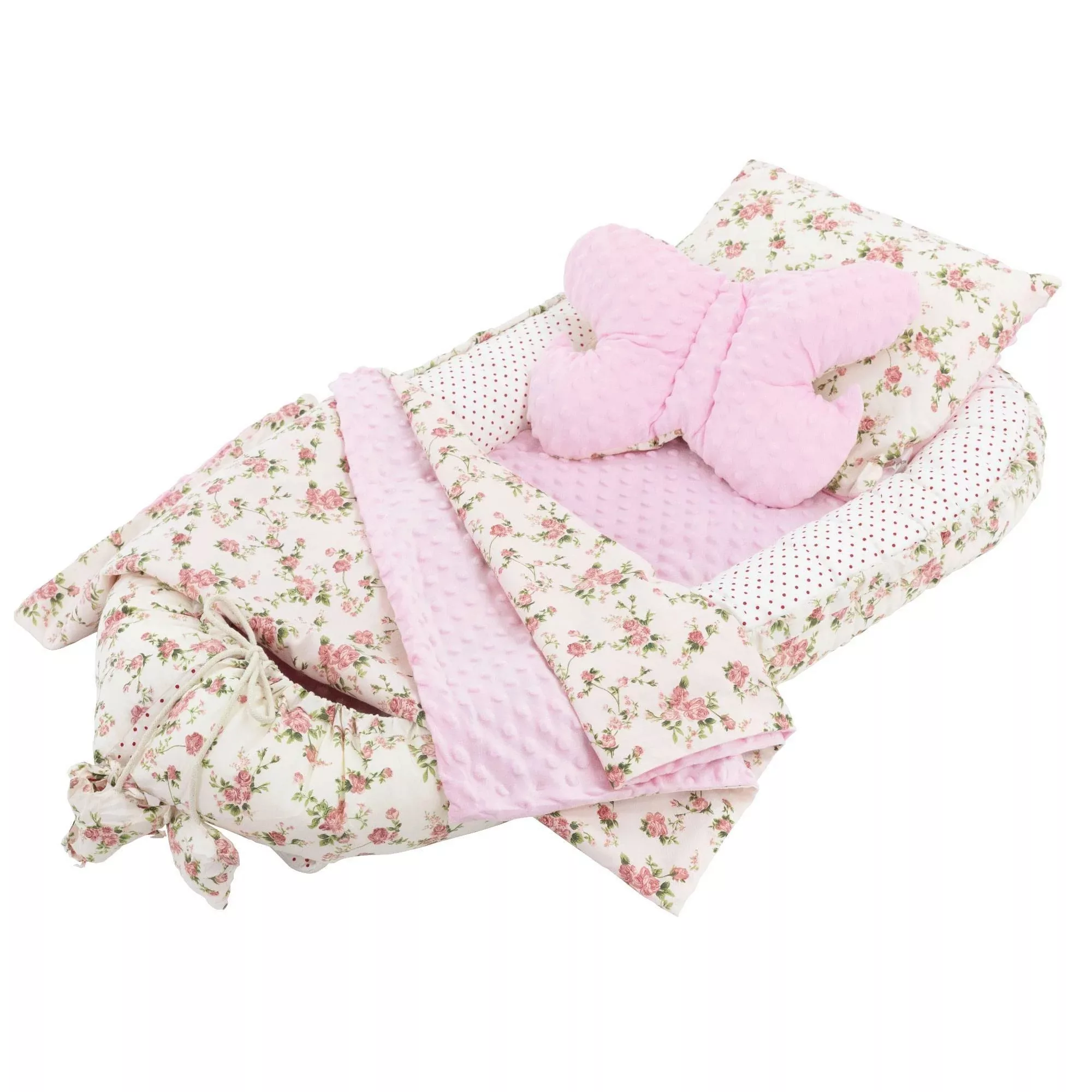 Joyz Babybett Baby Nestchen mit Muster aus Baumwolle waschbar bei 40 Grad, günstig online kaufen