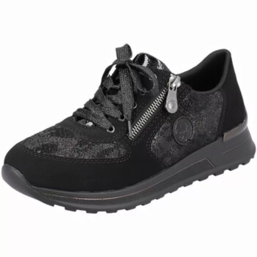 Rieker  Halbschuhe Schnuerschuhe meltalic black N1411-90 günstig online kaufen