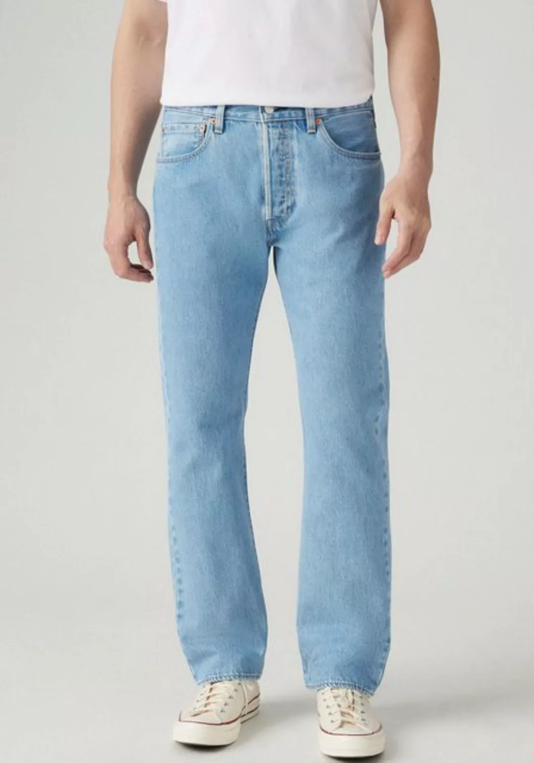 Levi's® Straight-Jeans 501 LEVI'S ORIGINAL mit Markenlabel günstig online kaufen