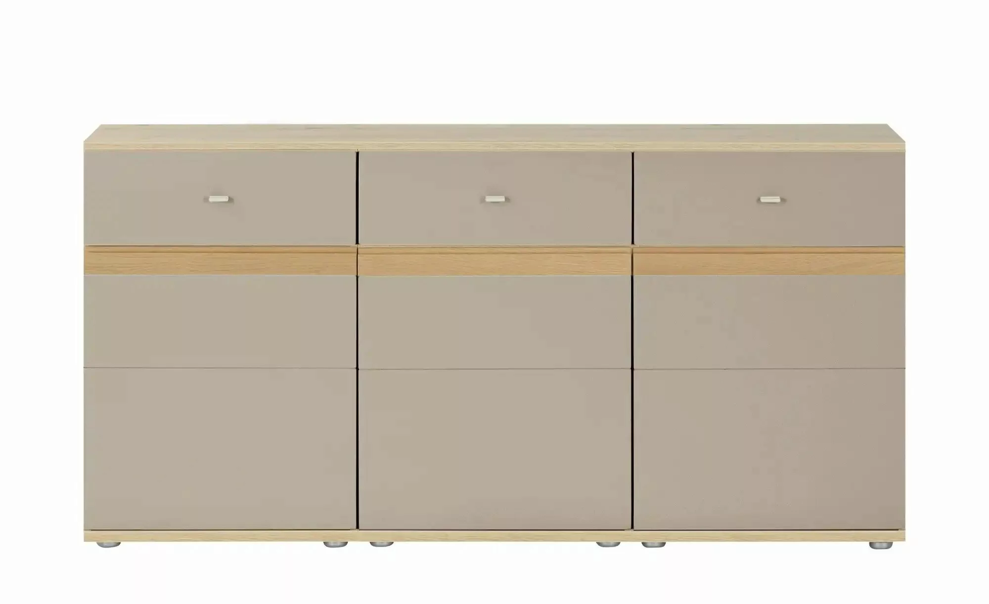 Sideboard  Binz ¦ grau ¦ Maße (cm): B: 180 H: 90 T: 40.0 Kommoden & Sideboa günstig online kaufen