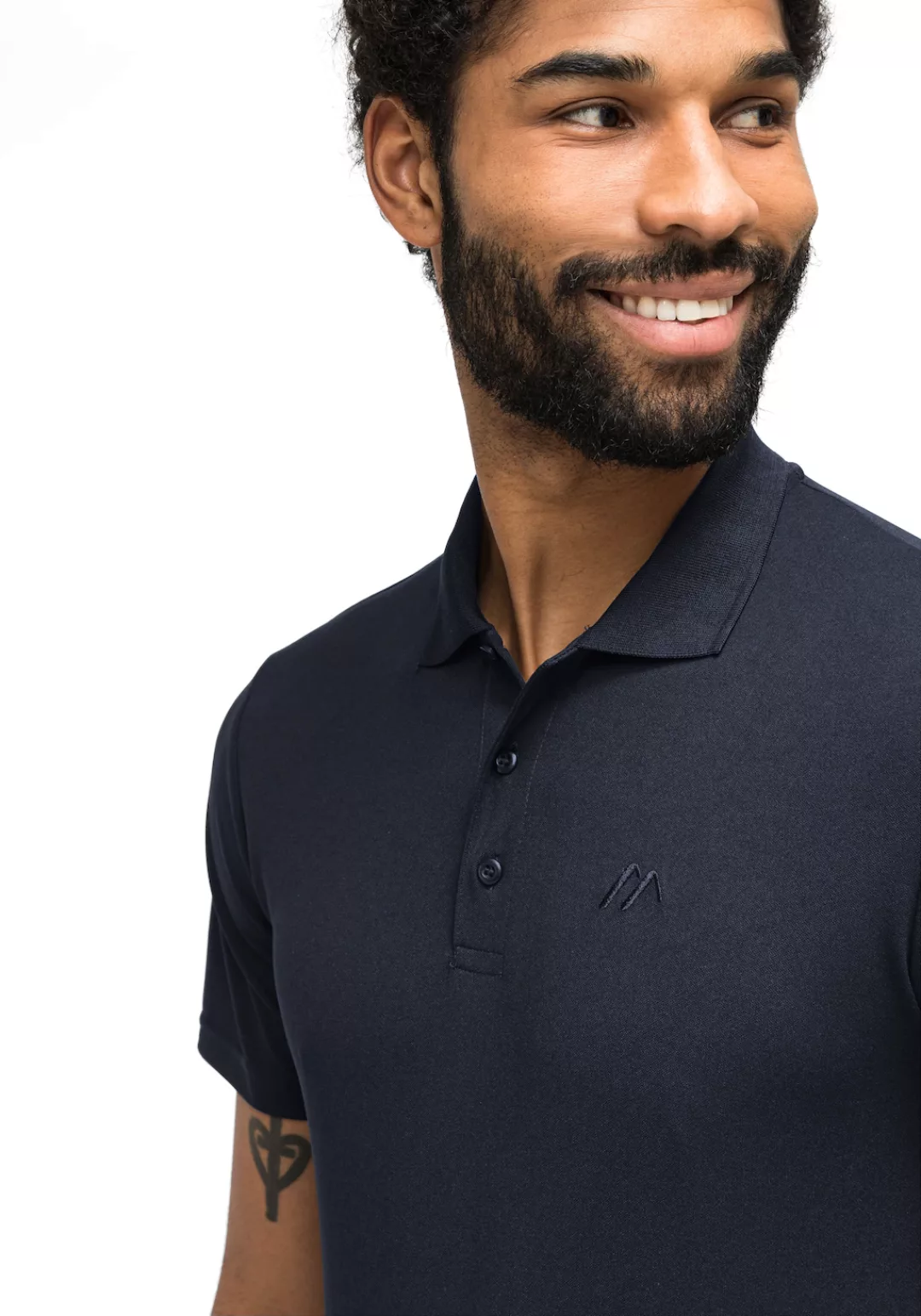 Maier Sports Funktionsshirt "Ulrich", Herren Poloshirt, kurzarm Freizeit-Sh günstig online kaufen