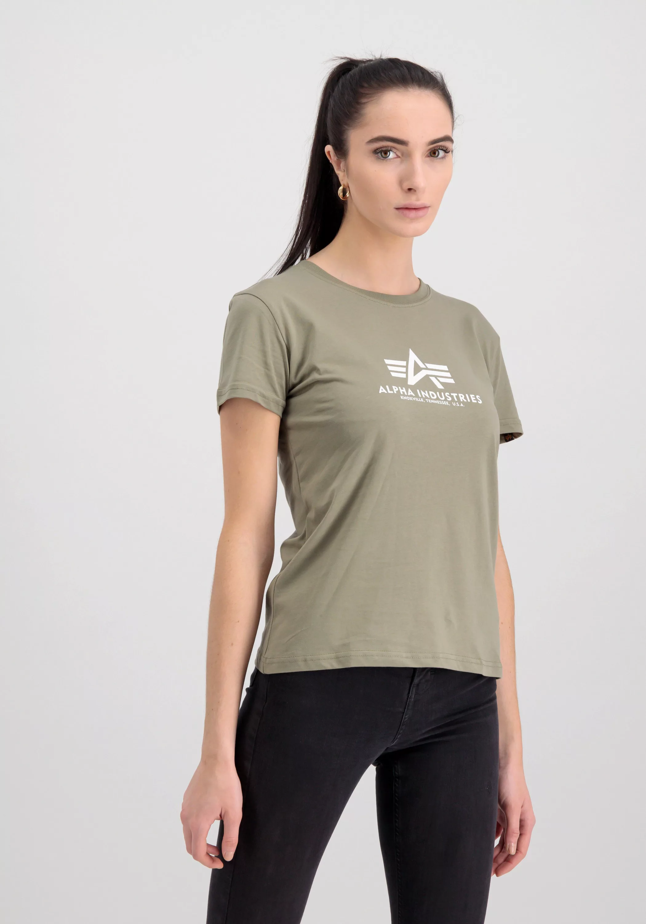 Alpha Industries T-Shirt "Alpha Industries Women - T-Shirts New Basic T Wom günstig online kaufen