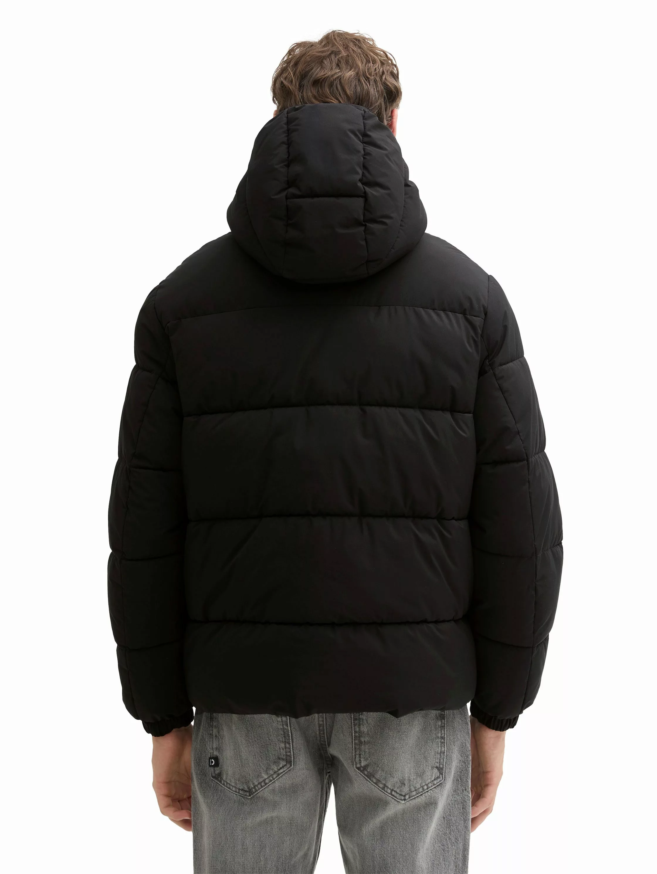 TOM TAILOR Denim Steppjacke mit Kapuze günstig online kaufen