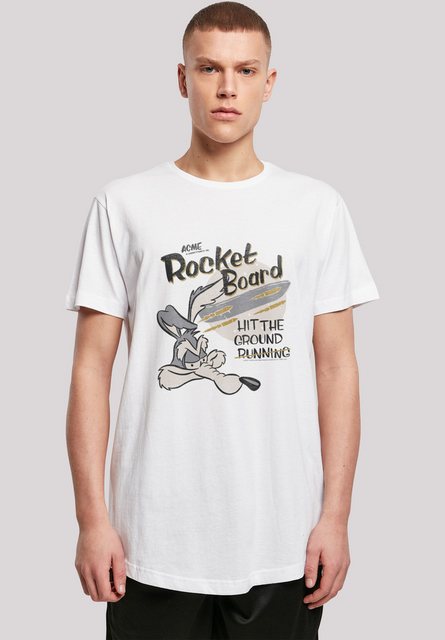 F4NT4STIC T-Shirt Long Cut T-Shirt Looney Tunes Rocket Board Herren,Premium günstig online kaufen