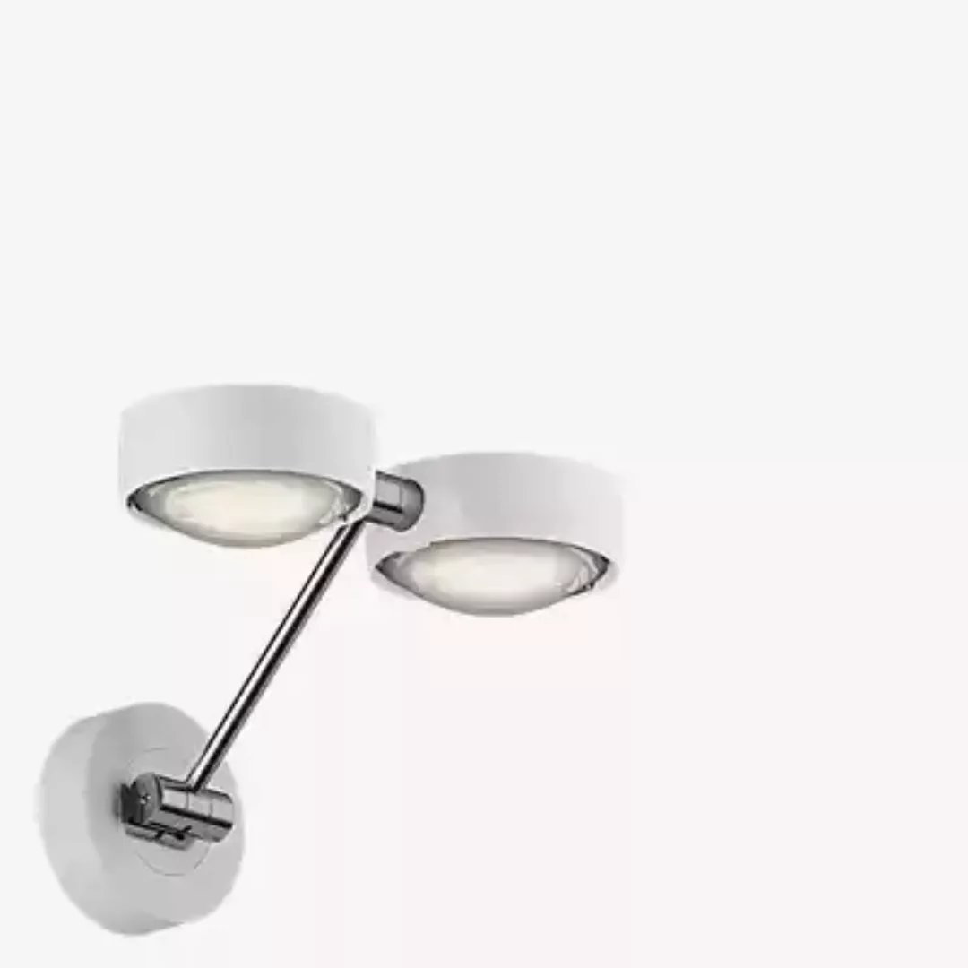 Occhio Sento Parete Doppio 20 Up E Wandleuchte LED, Kopf weiß glänzend/Body günstig online kaufen