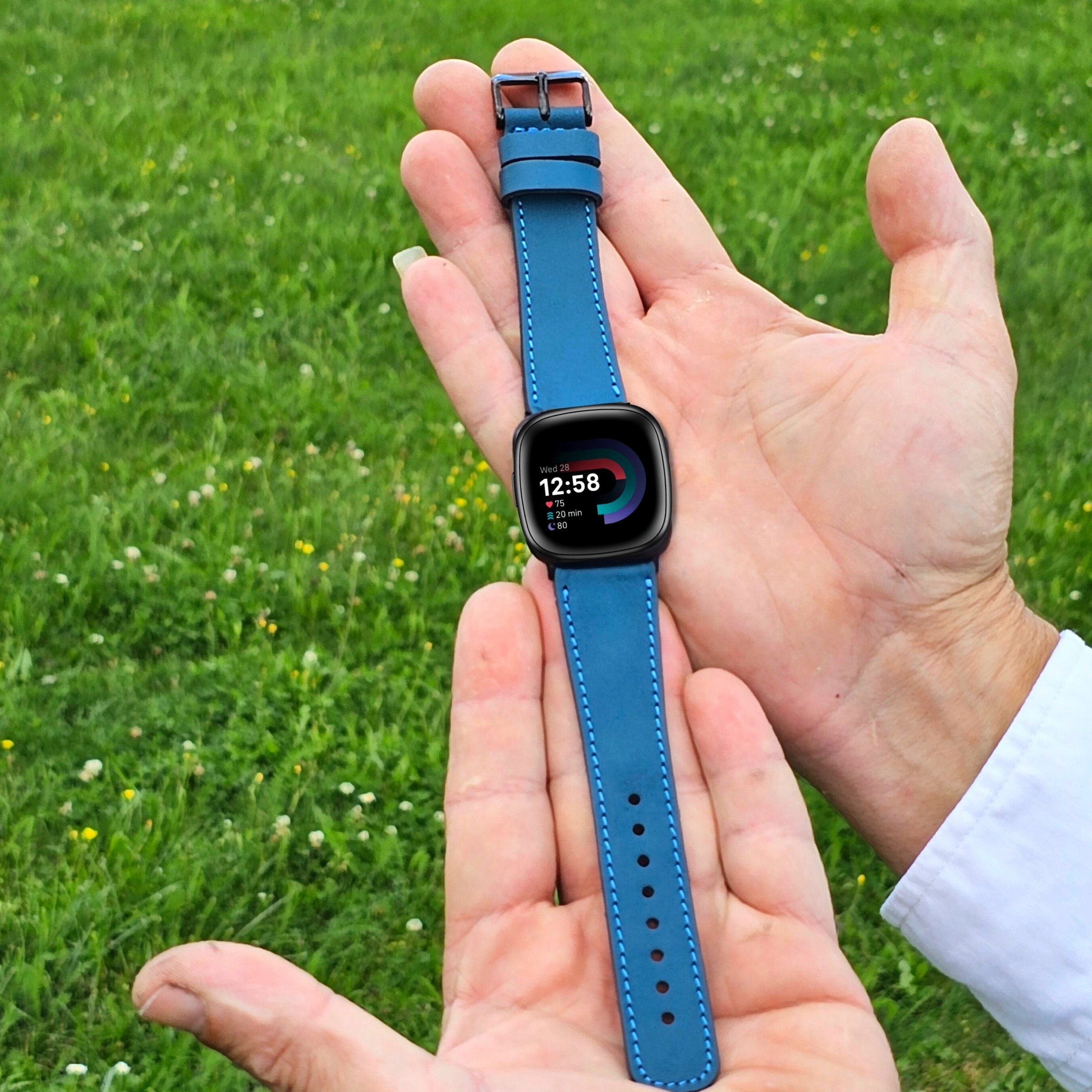 Renna Leather Smartwatch-Armband Fitbit Versa 4 günstig online kaufen