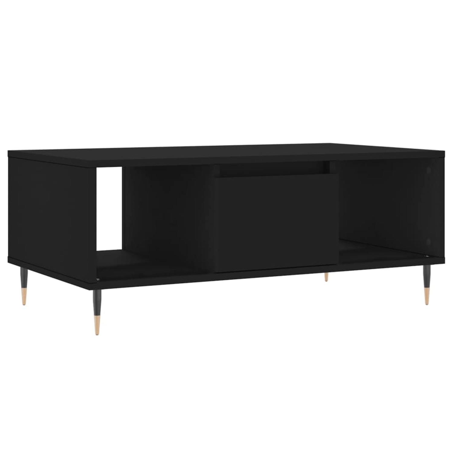 vidaXL Couchtisch Schwarz 90x50x36,5 cm Holzwerkstoff Modell 9 günstig online kaufen