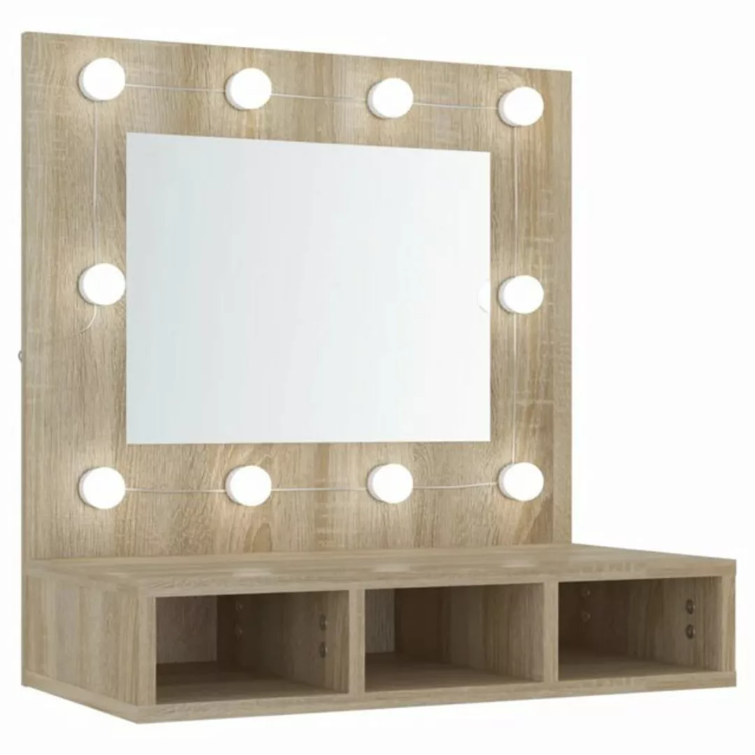 Vidaxl Spiegelschrank Mit Led Sonoma-eiche 60x31,5x62 Cm günstig online kaufen